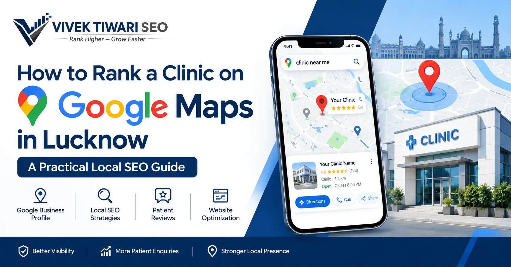 How to Rank a Clinic on Google Maps in Lucknow